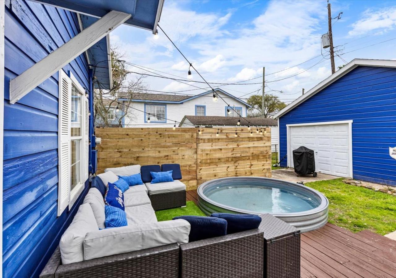 The Blue Oasis With Handicap Ramp Access Dog Friendly & Cowboy Pool غالفيستون، تكساس المظهر الخارجي الصورة